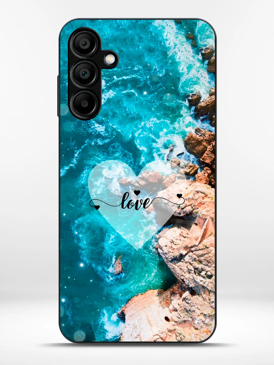 KRISTYSHOP / Чехол на Samsung S24 FE принт с надписью