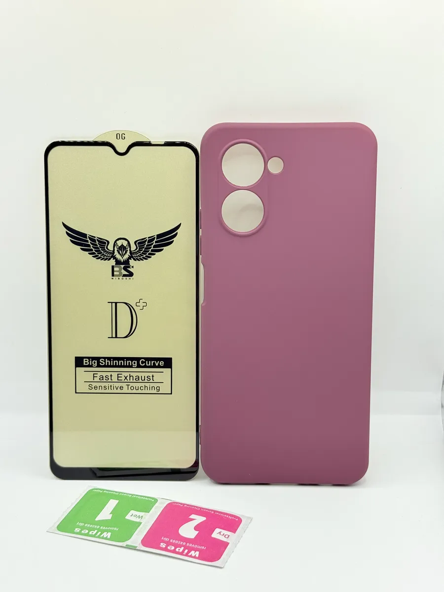 Чехол и стекло для Realme C33