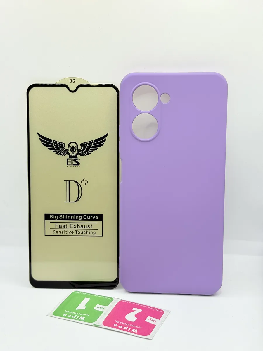 Чехол и стекло для Realme C33