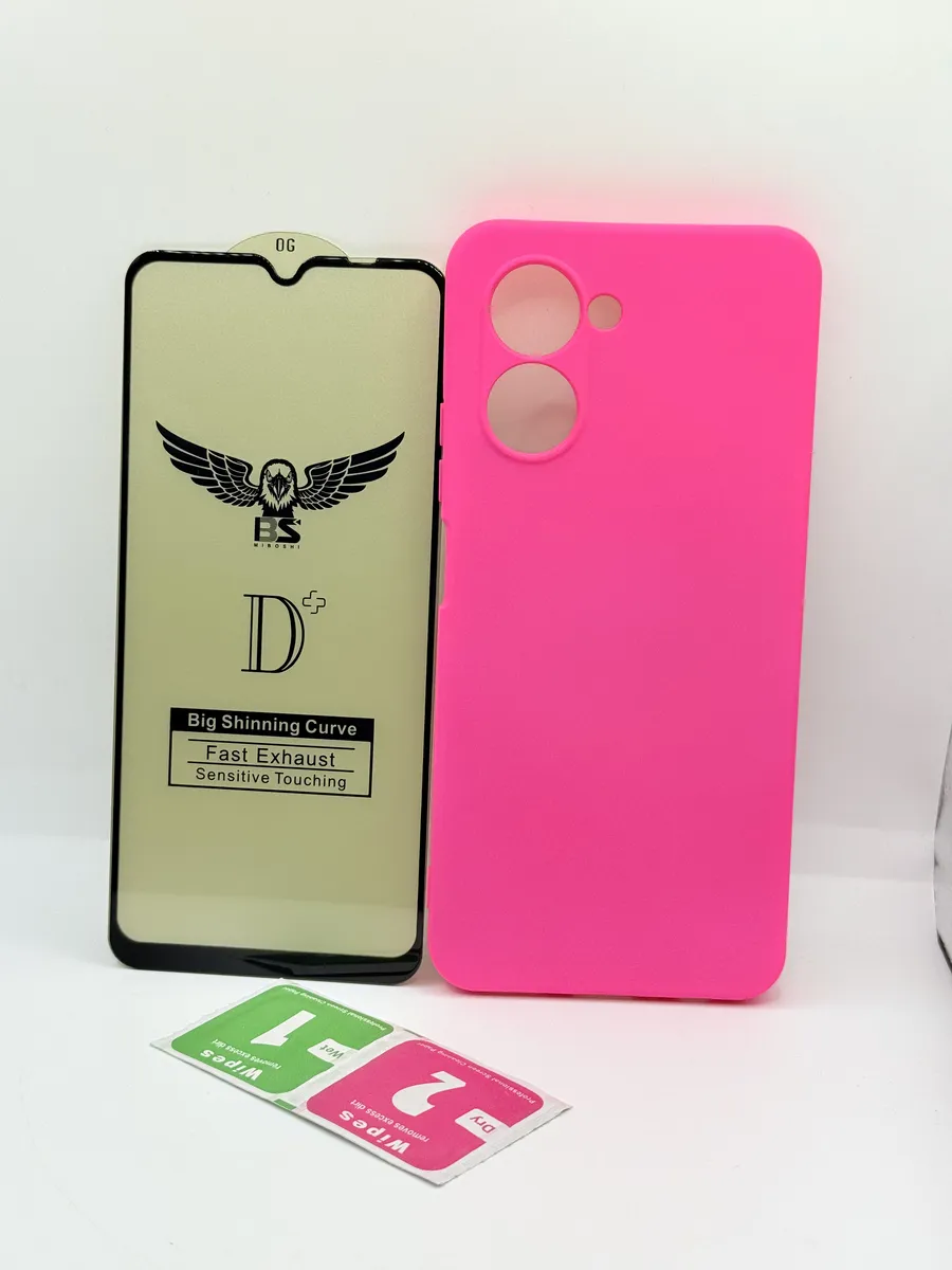 Чехол и стекло для Realme C33
