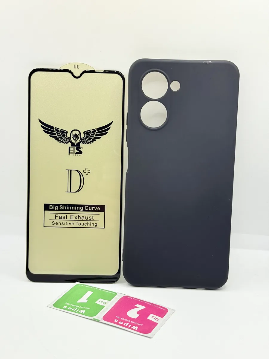 Чехол и стекло для Realme C33