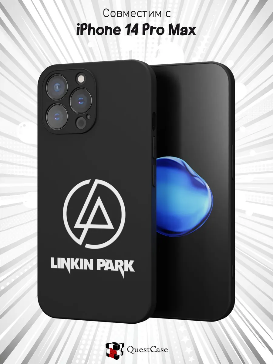 QuestCase / Чехол на Apple iPhone 14 Pro Max с принтом Linkin Park
