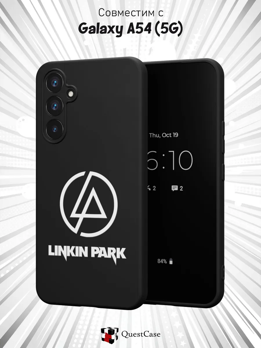 QuestCase / Чехол на Samsung A54 5G с принтом Linkin Park