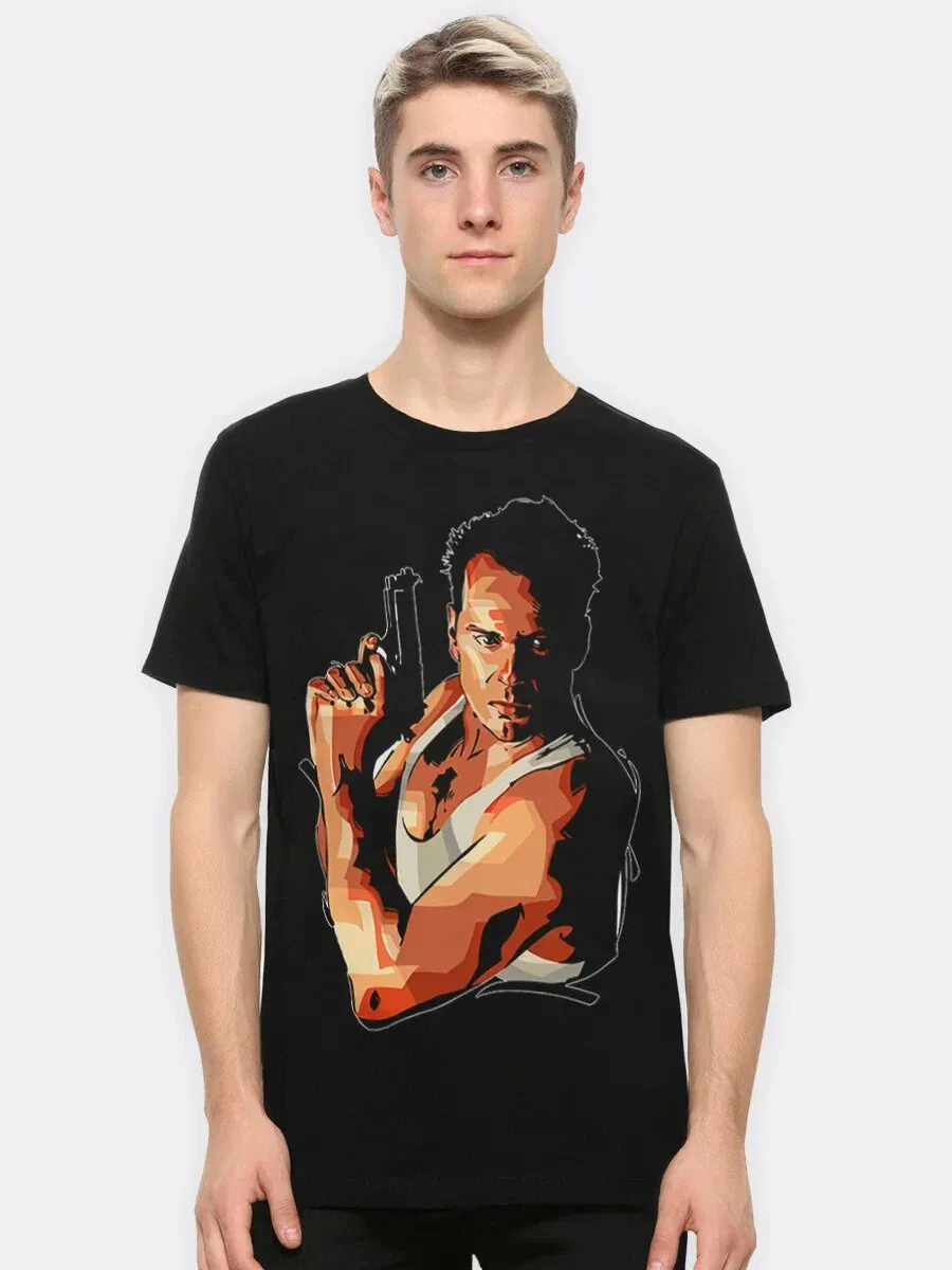 Dream Shirts / Футболка с принтом Крепкий Орешек Брюс Уиллис Мужская
