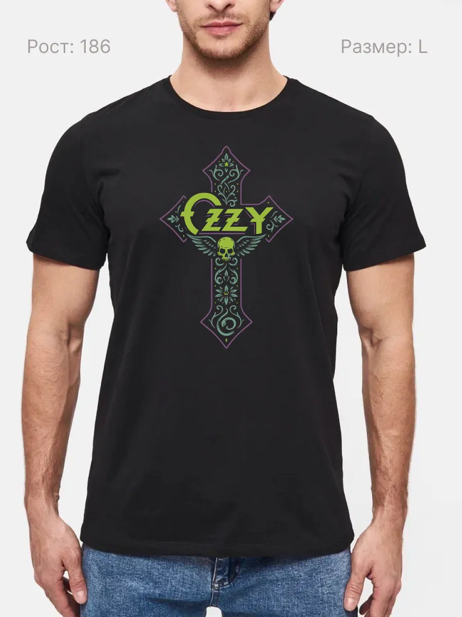 Гига Мерч / Футболка Ozzy Osbourne Fan Art