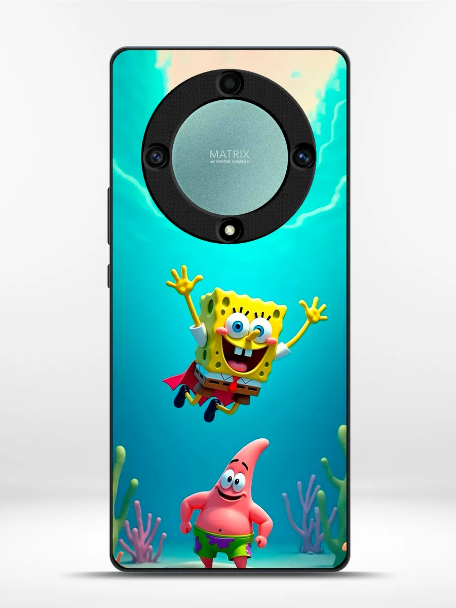 KRISTYSHOP / Чехол на Honor X9A губка боб
