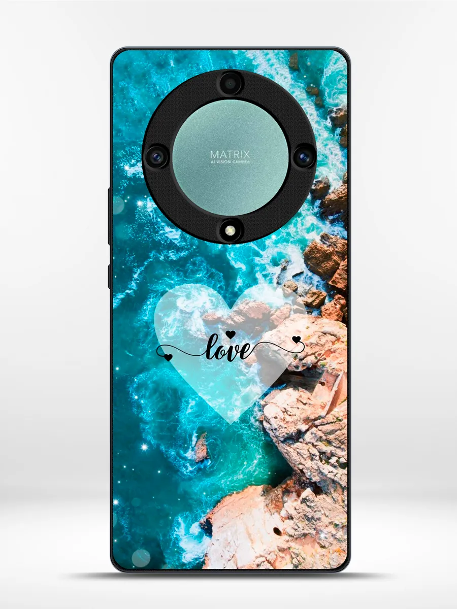 KRISTYSHOP / Чехол на Honor X9A принт с надписью