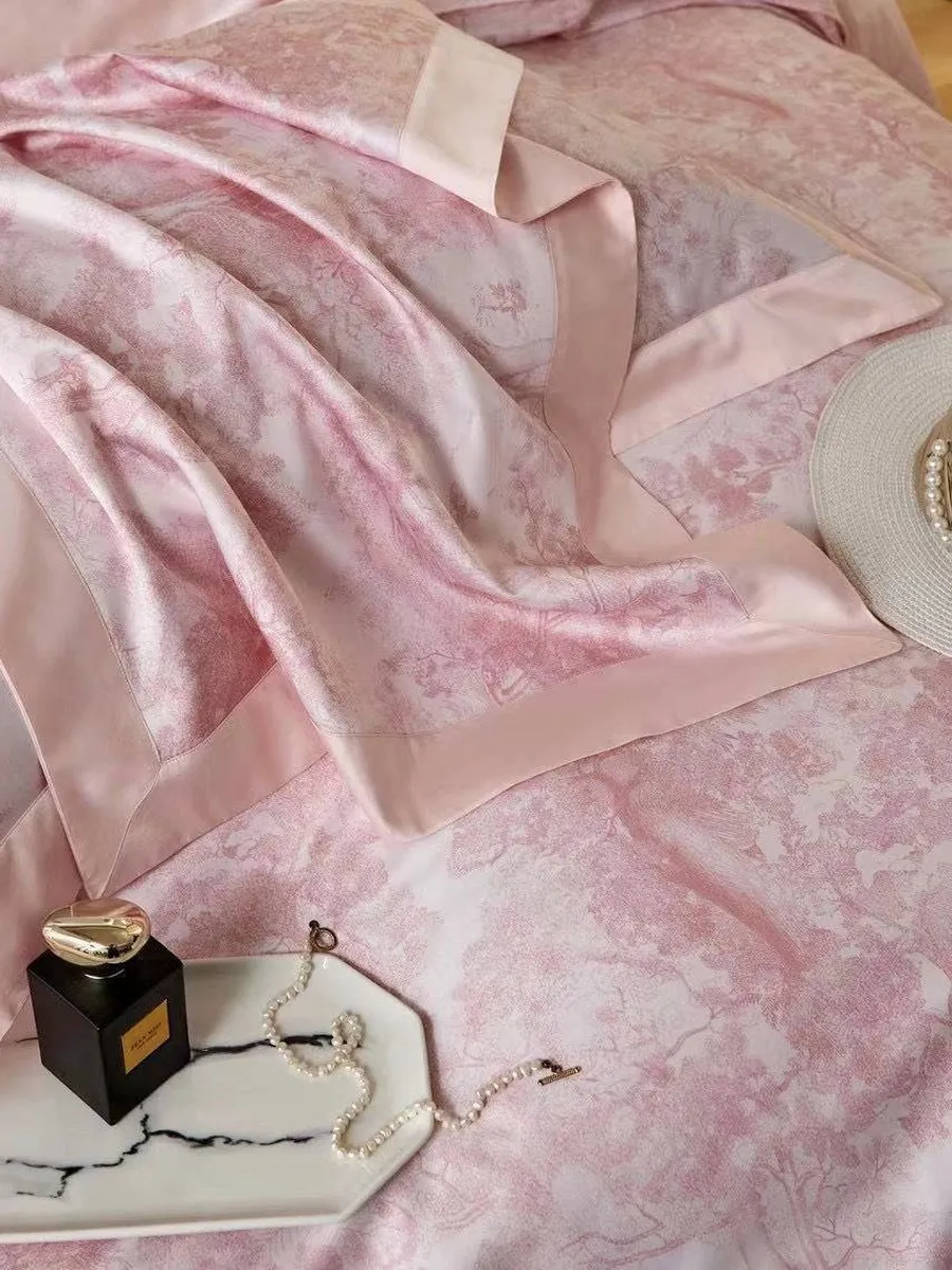 Dior / Постельное белье Евро тенсель