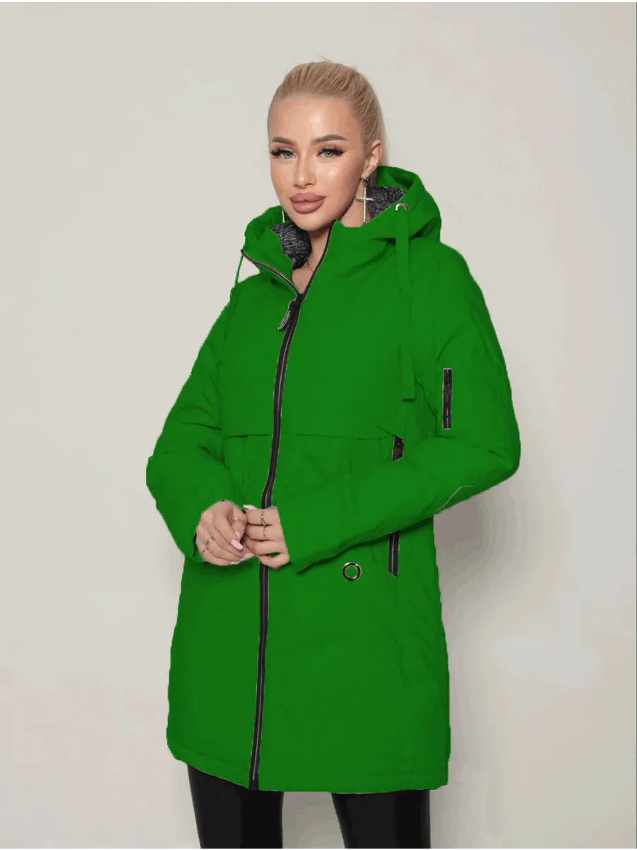 VT store / Куртка женская оверсайз с капюшоном