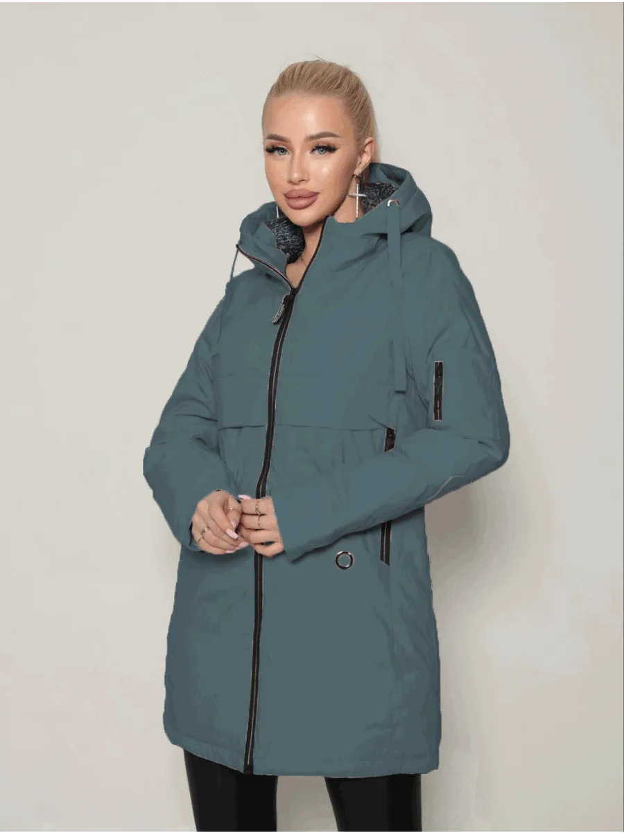 VT store / Куртка женская оверсайз с капюшоном