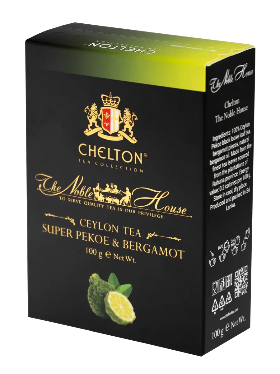 Chelton / Чай черный листовой с бергамотом 100 г