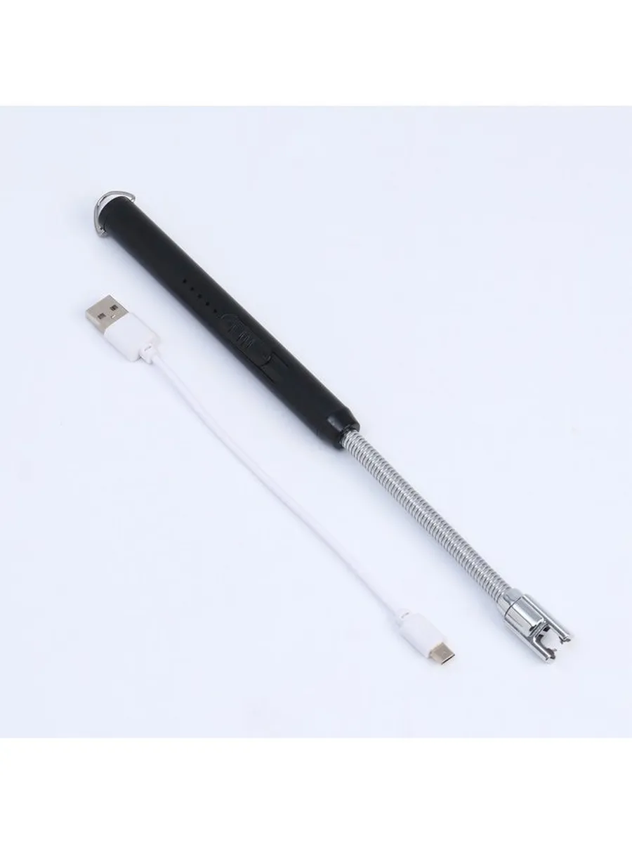 KuhnjaAB / Зажигалка электронная, дуговая, с индикатором заряда, USB