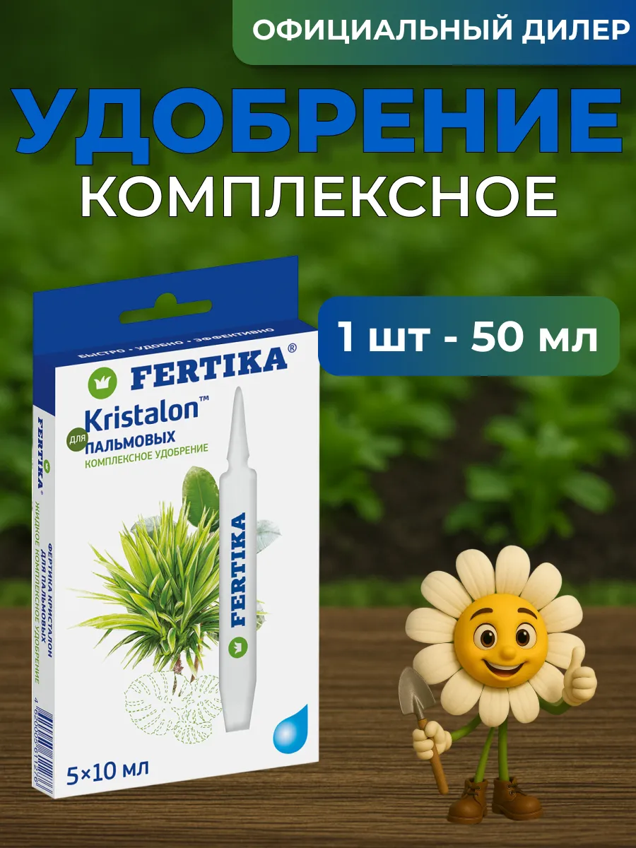 Fertika / ЖКУ Фертика Кристалон для Пальмовых 50 мл (1 шт 5*10 мл)