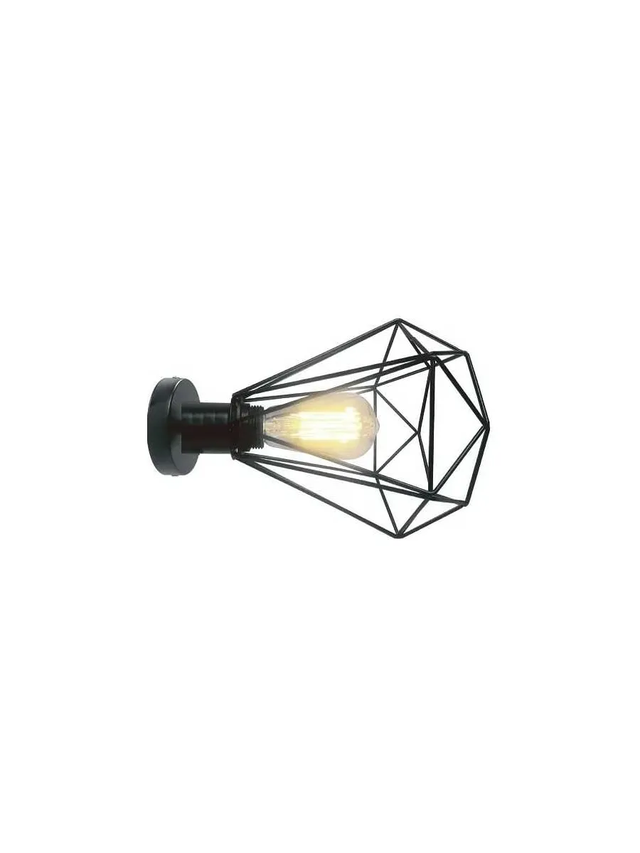 MAXLIGHT / Светильник потолочный черный E27, диаметр 16 см, 1 лампа