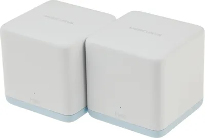 Бесшовный Mesh роутер MERCUSYS Halo H30(2-pack),  Wi-Fi 5,  AC1200,  2.4/5ГГц, 2 WAN/LAN, белый, 2 шт. в комплекте