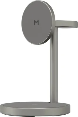 Беспроводное зарядное устройство MAGSSORY WCH012,  USB-C, USB-C, 25Вт, 3A, титановый