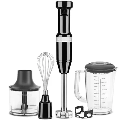 Блендер KitchenAid 5KHBV83EOB,  погружной,  черный