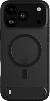 Чехол (клип-кейс) UBEAR Stand 360 Mag Case, для Apple iPhone 17 Pro Max, черный/прозрачный [cs587bl69pst-i25m]