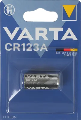 CR123A Батарейка VARTA Professional BL1 Lithium,  1 шт.