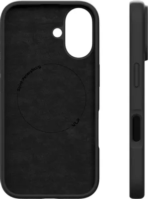 Чехол (клип-кейс) VLP Mist Case, для Apple iPhone 16, черный [10526001]