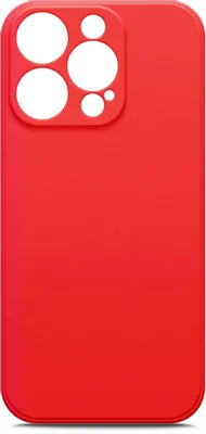 Чехол (клип-кейс) BORASCO Microfiber Case, для Apple iPhone 14 Pro, красный [70808]