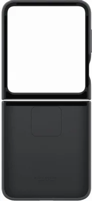 Чехол (клип-кейс) Samsung Silicone Case Flip 6(F741), для Samsung Galaxy Z Flip6, черный [ef-pf741tbegru]