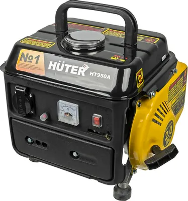 Бензиновый генератор Huter HT950A, 220 В, 0.95кВт [64/1/1]