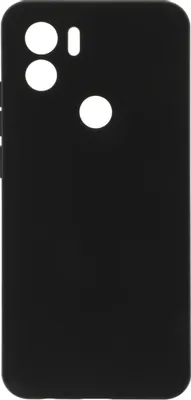 Чехол (клип-кейс) BORASCO Silicone Case, для Xiaomi Redmi A1+, черный [70938]
