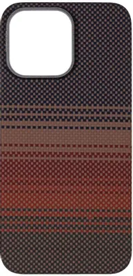 Чехол (клип-кейс) KONDIJAN Carbon, для Apple iPhone 15 Pro Max, коричневый [kjcr-iph-15-pro-max-sst-ms-brn]