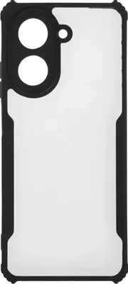 Чехол (клип-кейс) BORASCO Sky Case, для Xiaomi Redmi A5/Poco C71, черный/прозрачный [75143]