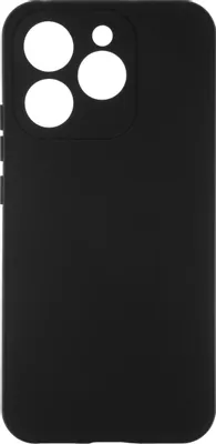 Чехол (клип-кейс) BORASCO Silicone Case, для Realme 15T 5G, черный [75904]