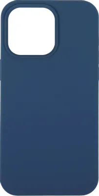 Чехол (клип-кейс) Deppa Liquid Silicone, для Apple iPhone 15 Pro Max, синий