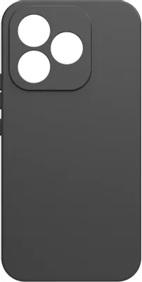 Чехол (клип-кейс) BORASCO Silicone Case, для Honor 600 Lite, черный [76641]