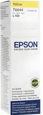 Чернила Epson 664 C13T664498 (аналог C13T66444A), для Epson, 70мл, желтый