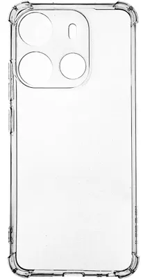 Чехол (клип-кейс) PERO CC02, для Tecno Spark Go 2023, противоударный, прозрачный [cc02-0118-tr]