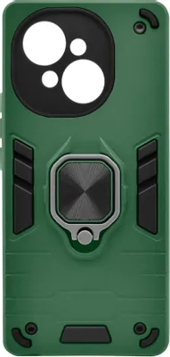 Чехол (клип-кейс) BORASCO Anti-Shock case, для Tecno Spark Go 2025/Go1/Pop9, противоударный, зеленый опал [52544]