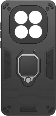 Чехол (клип-кейс) BORASCO Anti-Shock case, для Xiaomi Redmi Note 15 4G, противоударный, черный [76146]