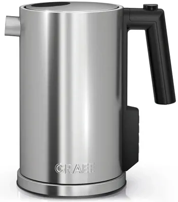 Чайник электрический GRAEF WK900EU, 1.2л, нержавеющая сталь/пластик