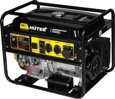 Бензиновый генератор Huter DY9500LX, 220 В, 8кВт [64/1/40]