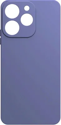 Чехол (клип-кейс) BORASCO Silicone Case, для Realme Note 70, лавандовый [76060]