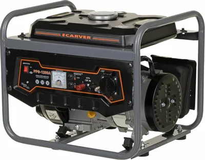Бензиновый генератор CARVER PPG- 1200A, 220/12 В, 1.05кВт [01.020.00008]