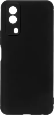 Чехол (клип-кейс) BORASCO Silicone Case, для Vivo Y53S, черный [40725]