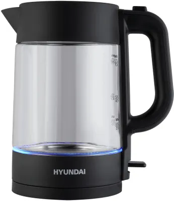 Чайник электрический Hyundai HYK-G7707, 1.7л, стекло