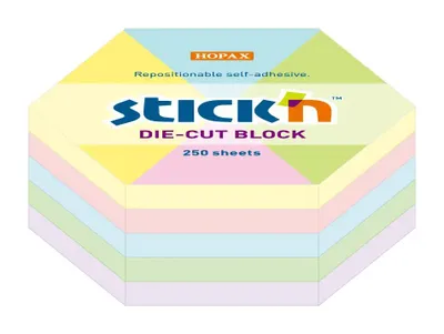 Блок самоклеящийся бумажный STICK`N 21826, 61x70, 250 л, пастель, ассорти