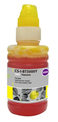 Чернила Cactus CS-I-BT5000Y, 100мл, желтый
