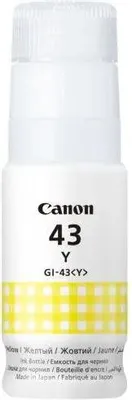 Чернила Canon GI-43Y 4689C001, для Canon, 60мл, желтый