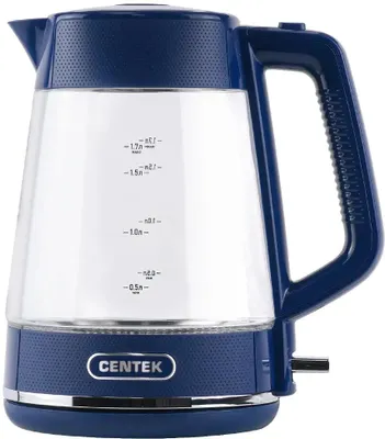 Чайник электрический CENTEK CT-1014, 1.7л, стекло/пластик