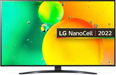 65" Телевизор LG 65NANO766QA.ARUB NanoCell, 4K Ultra HD, СМАРТ ТВ, WebOS, синяя сажа