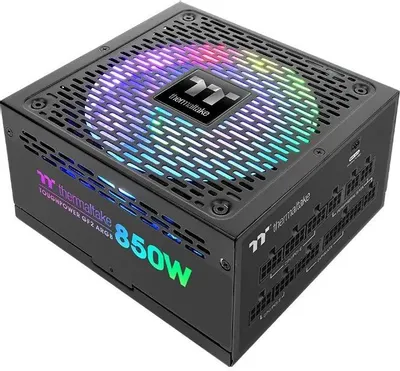 Блок питания Thermaltake Toughpower GF2 ARGB,  850Вт,  80 PLUS GOLD,  140мм, черный, retail [ps-tpd-0850f3fage-2]