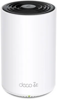 Бесшовный Mesh роутер TP-LINK Deco XE75,  Wi-Fi 6E,  AXE5400,  2.4/5/6ГГц, 3 WAN/LAN, белый [deco xe75(1-pack)]